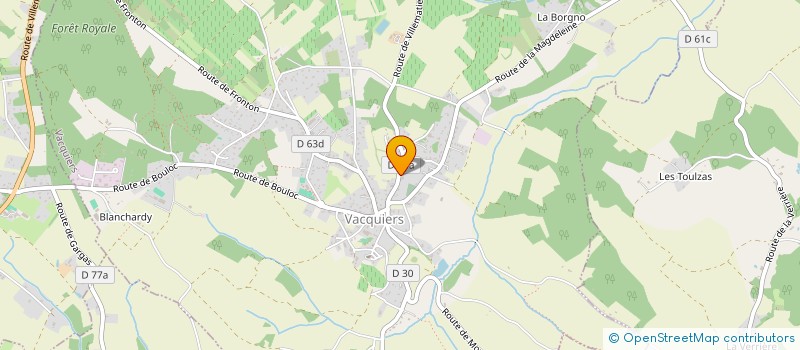 localisation de l'entreprise TAXI DE VACQUIERS à VACQUIERS