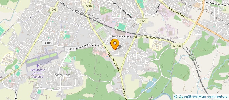 localisation de l'entreprise TAXI DE VIE  DAX