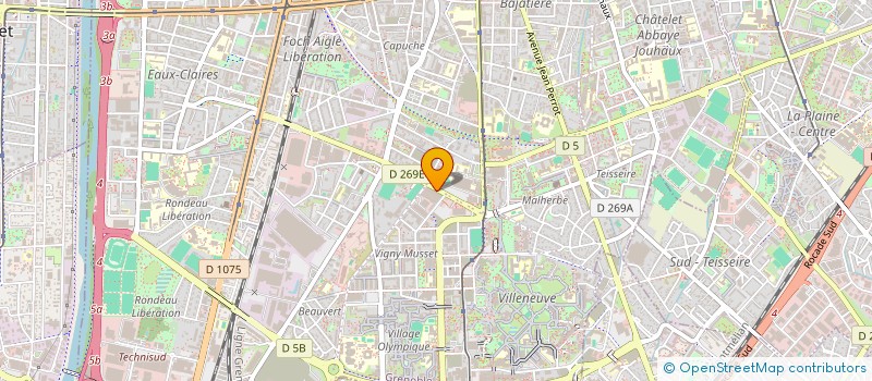 localisation de l'entreprise TAXI DE VINCI à GRENOBLE