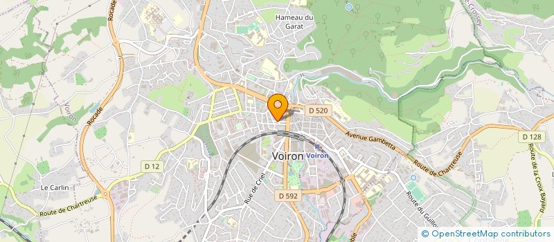 localisation de l'entreprise TAXI DE VOREPPE à GRENOBLE