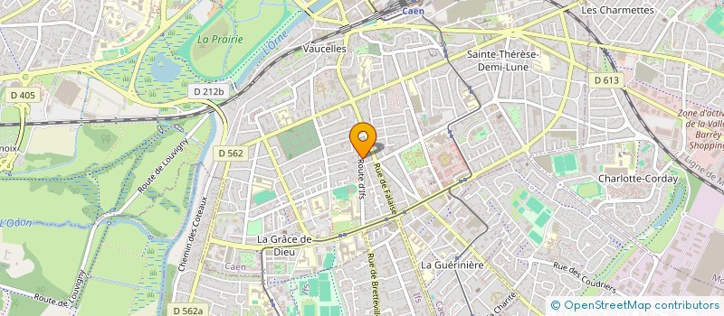 localisation de l'entreprise TAXI DEGRENNE à CAEN