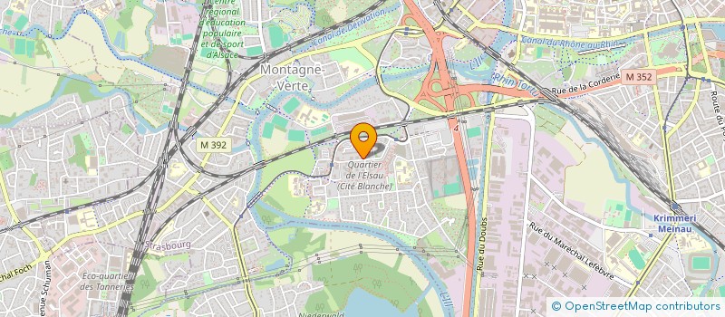 localisation de l'entreprise TAXI DELTA 67 à STRASBOURG