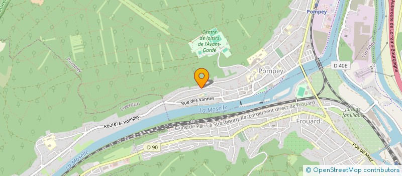 localisation de l'entreprise TAXI DEMMERLE  POMPEY