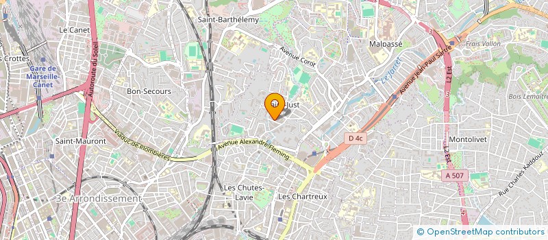 localisation de l'entreprise TAXI DENIS  MARSEILLE