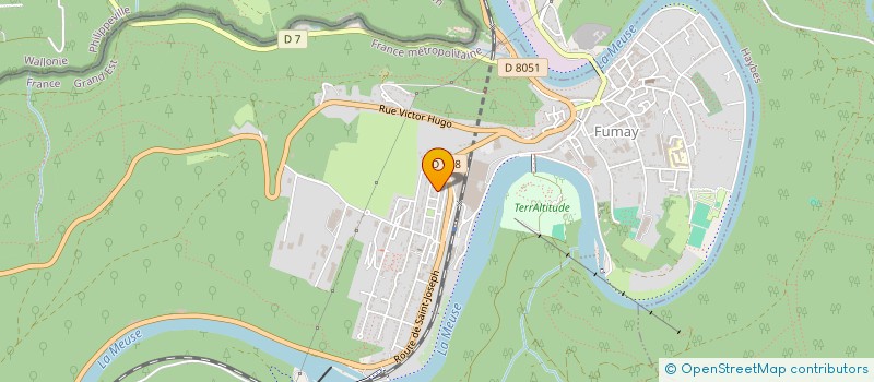 localisation de l'entreprise TAXI DERECK  FUMAY