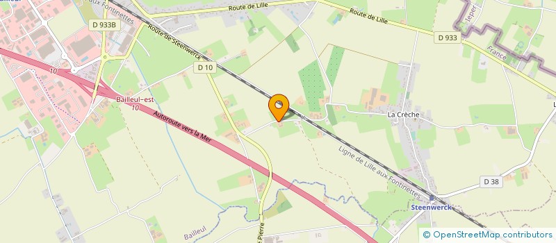 localisation de l'entreprise TAXI DEROO STEENWERCK à BAILLEUL