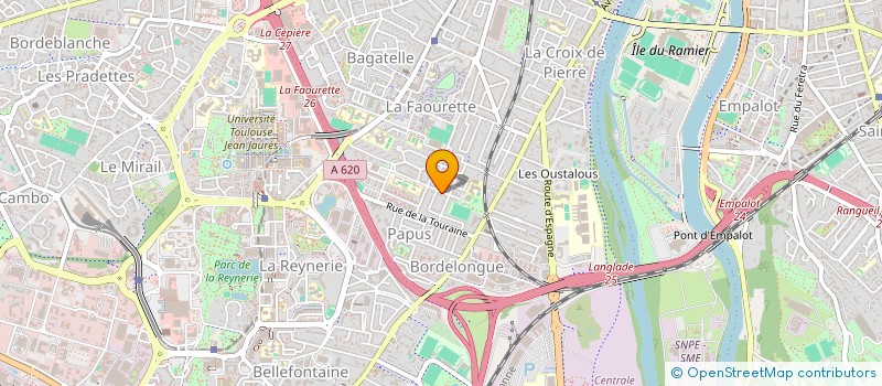 localisation de l'entreprise TAXI DES 2 PROVINCES à TOULOUSE
