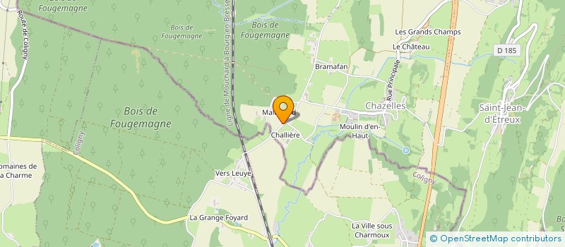 localisation de l'entreprise TAXI DES 3 CHATEAUX  LES TROIS-CHATEAUX