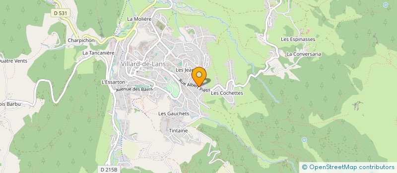 localisation de l'entreprise TAXI DES 4 MONTAGNES à GRENOBLE