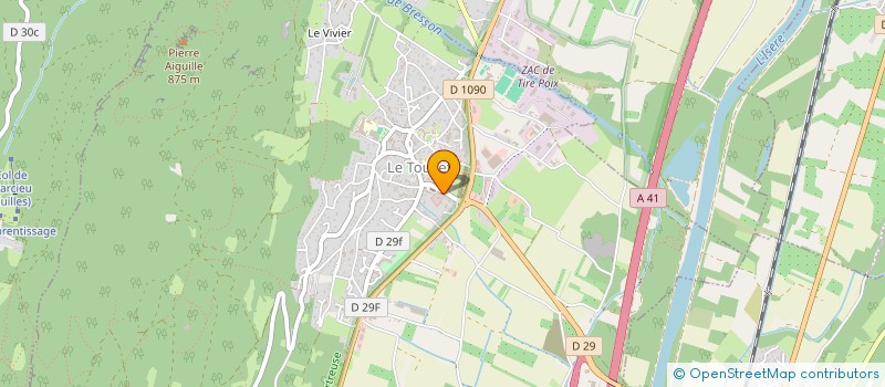 localisation de l'entreprise TAXI DES ALPES à LE TOUVET