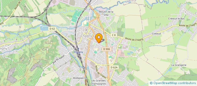 localisation de l'entreprise TAXI DES ANGES à CHAGNY