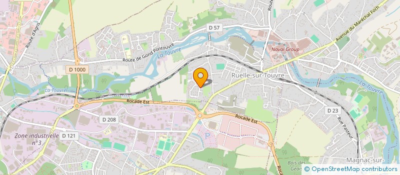 localisation de l'entreprise TAXI DES CHARENTES  L'ISLE-D'ESPAGNAC