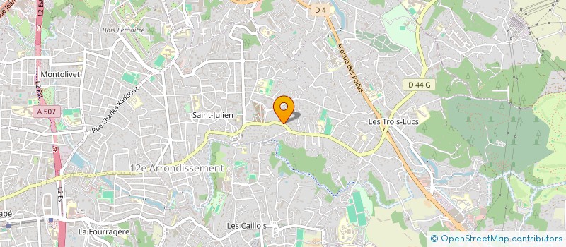 localisation de l'entreprise TAXI DES COLLINES à MARSEILLE