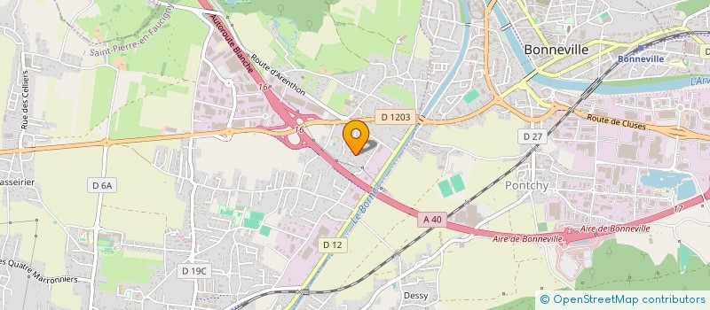 localisation de l'entreprise TAXI DES CYM  SAINT-PIERRE-EN-FAUCIGNY