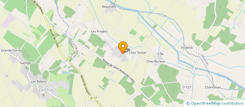 localisation de l'entreprise TAXI DES ECLUSES  CORME-ECLUSE