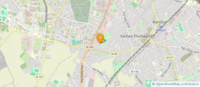 localisation de l'entreprise TAXI DES HAUTS DE FRANCE à FACHES-THUMESNIL