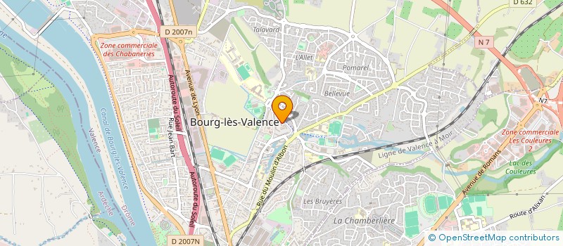 localisation de l'entreprise TAXI DESESTRET à BOURG-LES-VALENCE