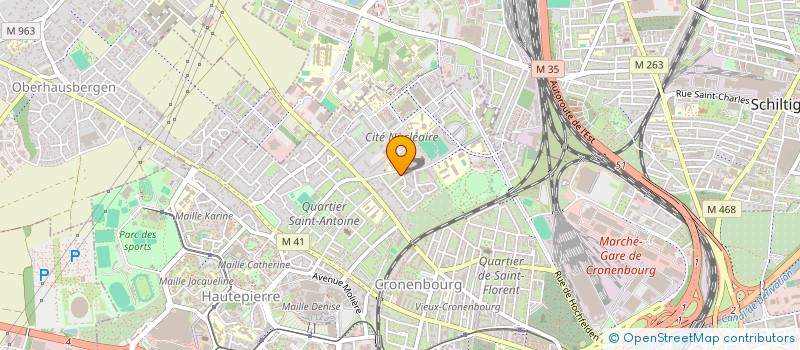 localisation de l'entreprise TAXI DINGSHEIM à STRASBOURG