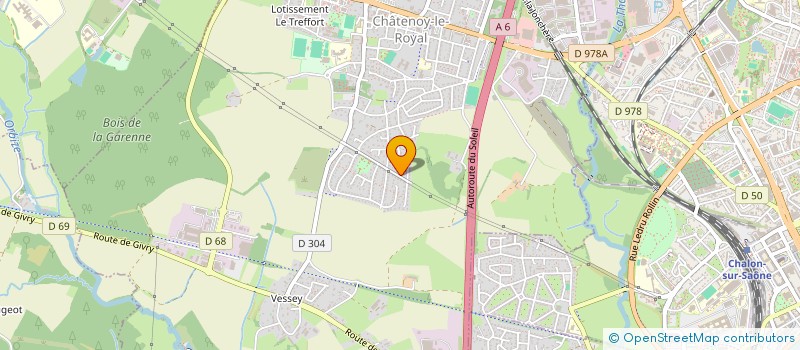 localisation de l'entreprise TAXI DJO  CHATENOY-LE-ROYAL