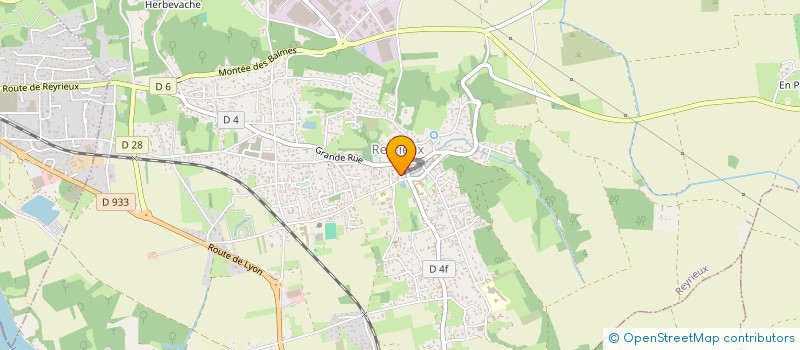 localisation de l'entreprise TAXI DOMBES SAONE à REYRIEUX