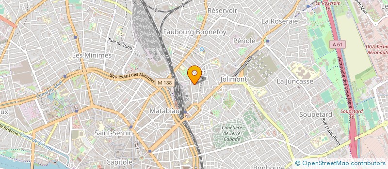 localisation de l'entreprise TAXI DOMI à TOULOUSE