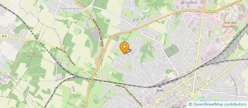 localisation de l'entreprise TAXI DONOVAN  DOLE