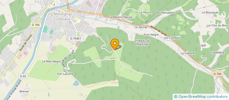 localisation de l'entreprise TAXI DORDOGNE PERIGORD NOIR  MONTIGNAC-LASCAUX