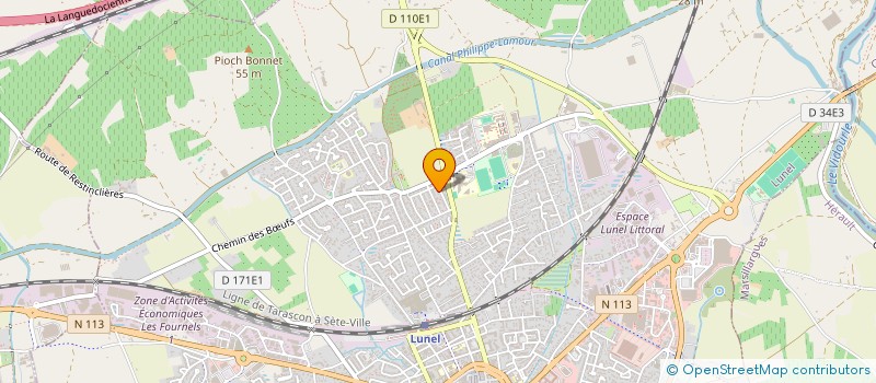 localisation de l'entreprise TAXI DOUBLE S  LUNEL