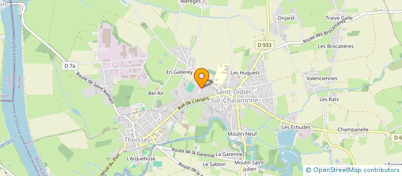 localisation de l'entreprise TAXI DRACE à SAINT-DIDIER-SUR-CHALARONNE