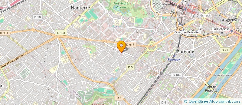 localisation de l'entreprise TAXI DREAM  NANTERRE