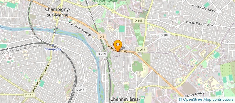 localisation de l'entreprise TAXI DRIVER à CHAMPIGNY-SUR-MARNE