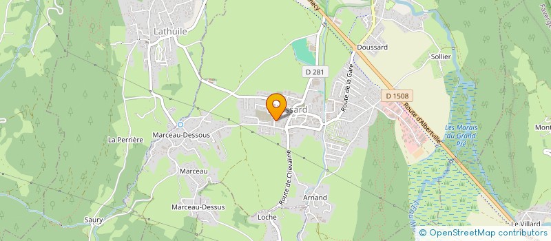 localisation de l'entreprise TAXI DU BOUT DU LAC  DOUSSARD