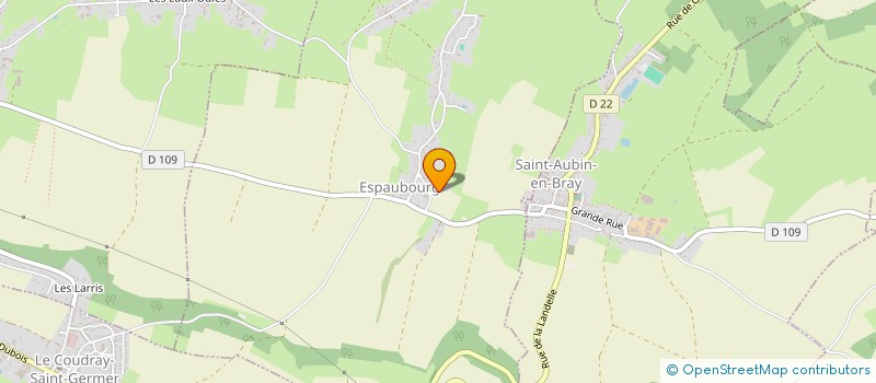 localisation de l'entreprise TAXI DU BRAY  ESPAUBOURG