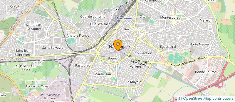 localisation de l'entreprise TAXI DU CANAL  NARBONNE