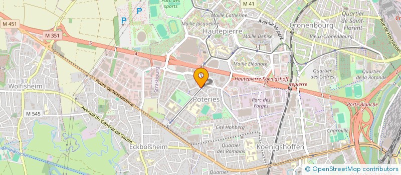 localisation de l'entreprise TAXI DU CAP DE L'EAU à STRASBOURG