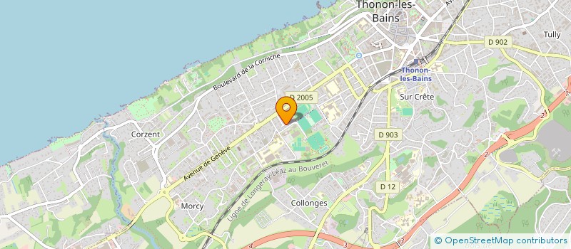 localisation de l'entreprise TAXI DU LEMAN à THONON-LES-BAINS