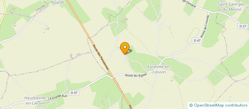 localisation de l'entreprise TAXI DU LIEUVIN SARL  EPREVILLE-EN-LIEUVIN