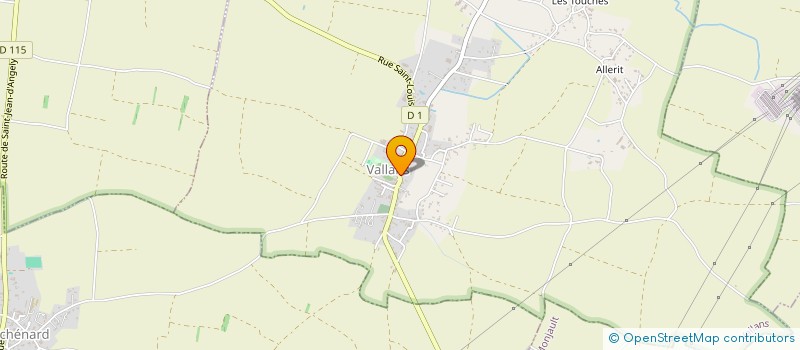 localisation de l'entreprise TAXI DU MARAIS  VALLANS