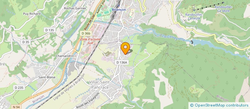 localisation de l'entreprise TAXI DU MELEZIN  VILLAR-SAINT-PANCRACE