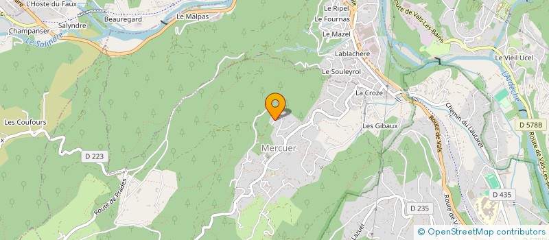 localisation de l'entreprise TAXI DU MERCOIRE à MERCUER