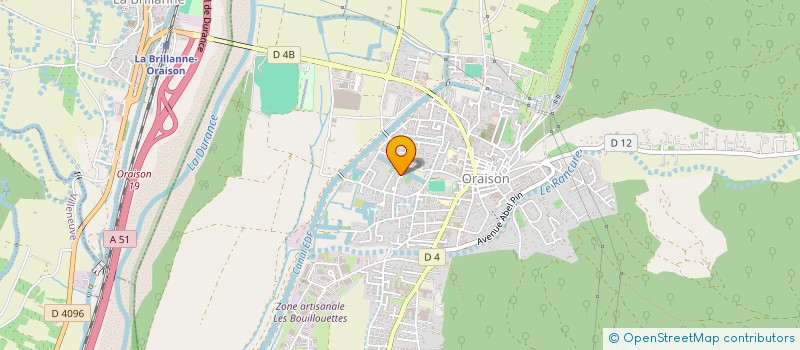 localisation de l'entreprise TAXI DU ROCHER à ORAISON