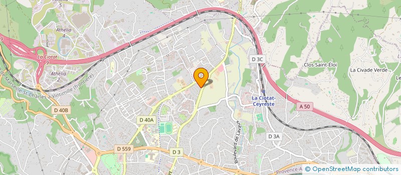 localisation de l'entreprise TAXI DU SUD EST  LA CIOTAT