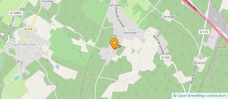 localisation de l'entreprise TAXI DU VIGNOBLE BORDELAIS  SAINT-SELVE