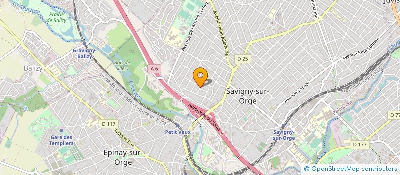 localisation de l'entreprise TAXI DUBART à SAVIGNY-SUR-ORGE