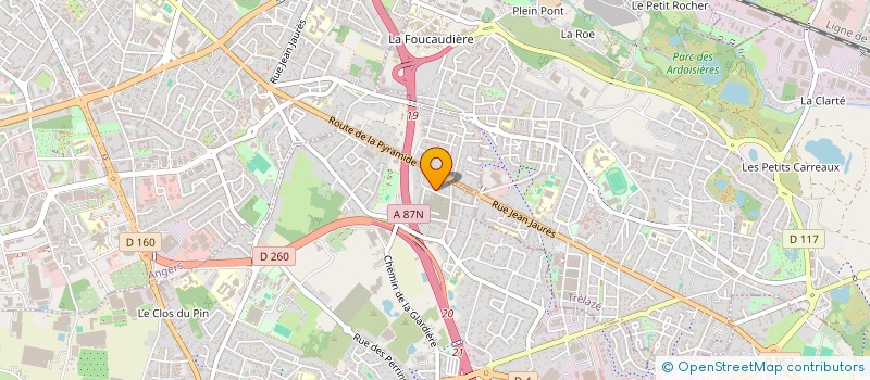 localisation de l'entreprise TAXI DUFEU  LOIRE-AUTHION