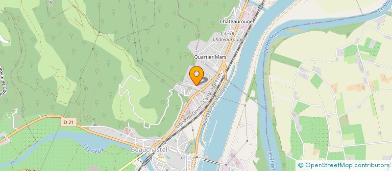 localisation de l'entreprise TAXI DUPRE à BEAUCHASTEL