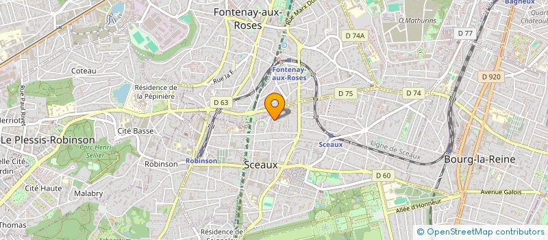 localisation de l'entreprise TAXI EASY à SCEAUX