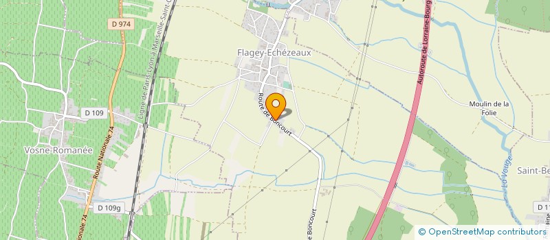 localisation de l'entreprise TAXI ECHEZEAUX  FLAGEY-ECHEZEAUX
