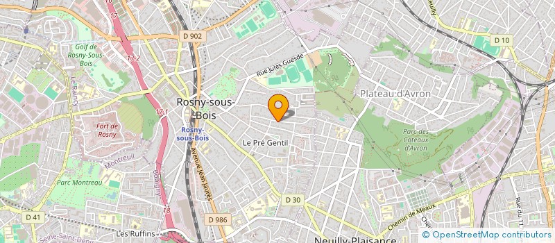 localisation de l'entreprise TAXI -EL à ROSNY-SOUS-BOIS