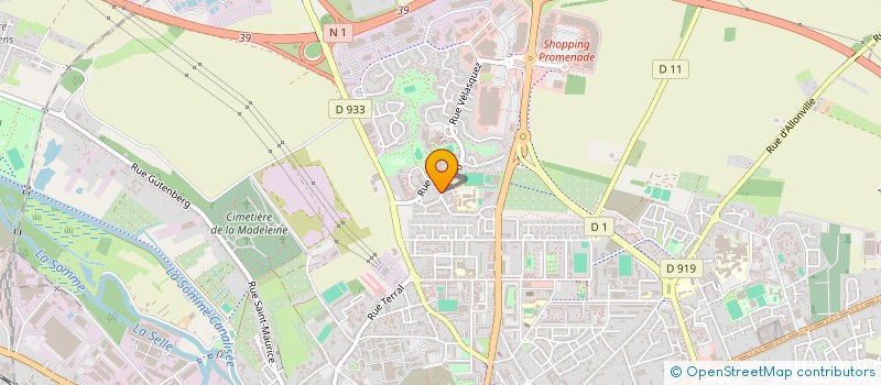 localisation de l'entreprise TAXI EL HAMDI  AMIENS